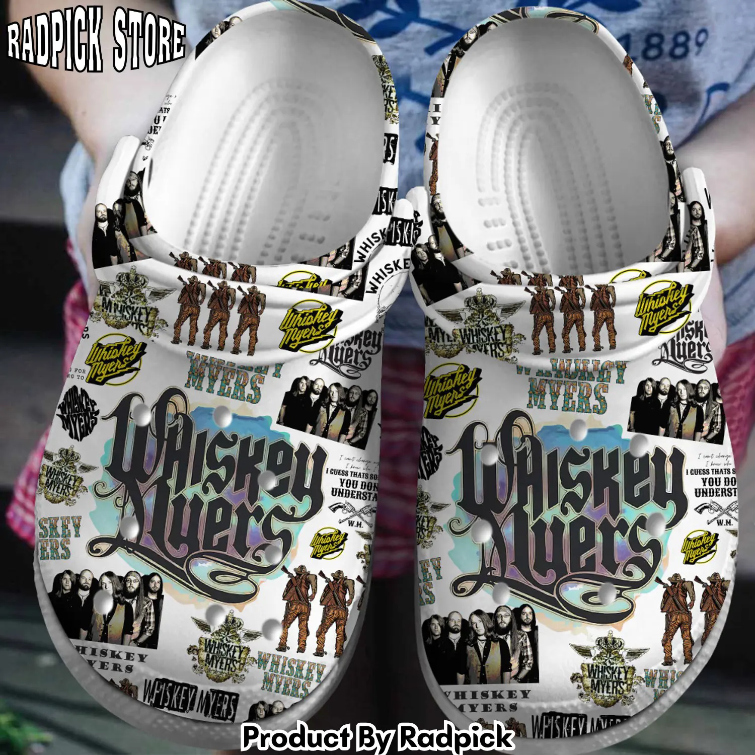 Radpick premium whisky myers music clogs shoes comfortable for men women rp6522017